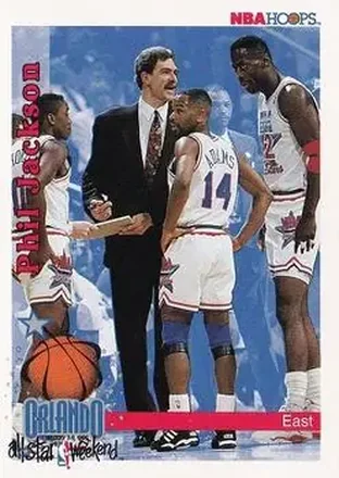 1992-93 Hoops #305 - Phil Jackson - Chicago Bulls