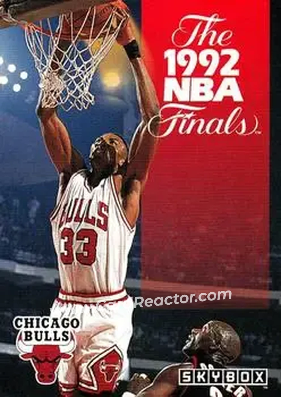 1992-93 SkyBox #317 - Card #317 - Chicago Bulls - Front
