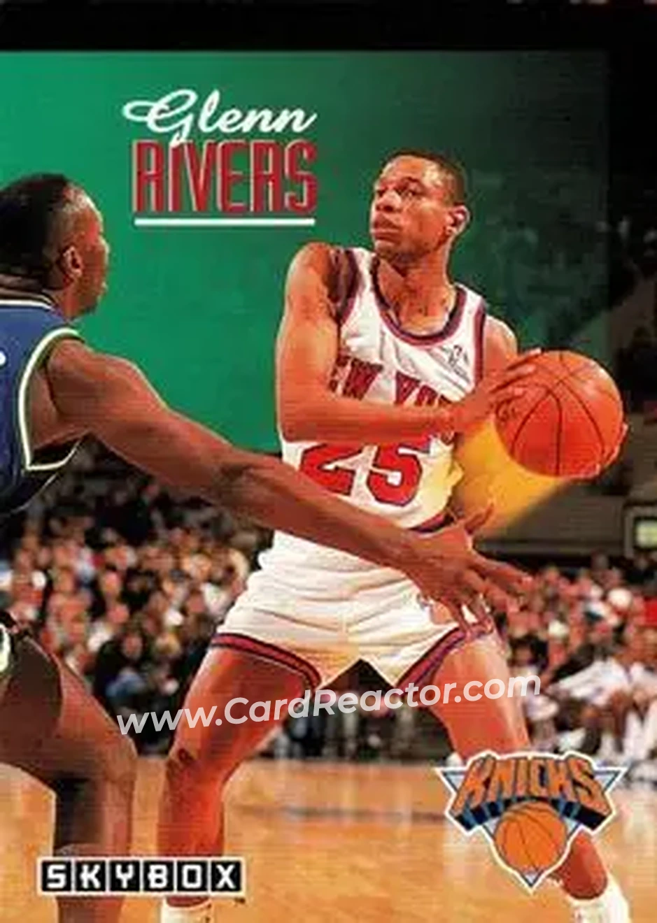 1992-93 SkyBox #377 - Doc Rivers - New York Knicks - Front