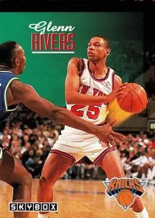 1992-93 SkyBox #377 - Doc Rivers - New York Knicks