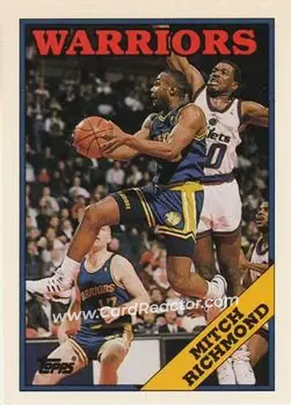 1992-93 Topps Archives #109 - Mitch Richmond - Golden State Warriors - Front 1992-93 Topps Archives #109 - Mitch Richmond - Golden State Warriors - Front