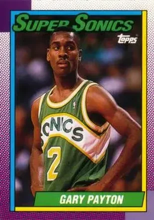 1992-93 Topps Archives #137 - Gary Payton - Seattle SuperSonics