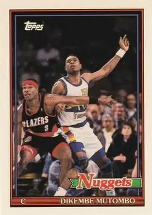 1992-93 Topps Archives #146 - Dikembe Mutombo - Denver Nuggets
