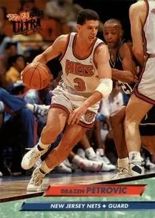 1992-93 Ultra #120 - Dražen Petrović - New Jersey Nets