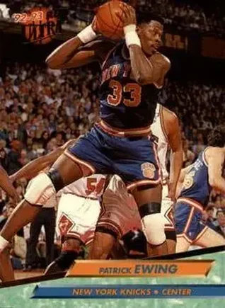 1992-93 Ultra #122 - Patrick Ewing - New York Knicks