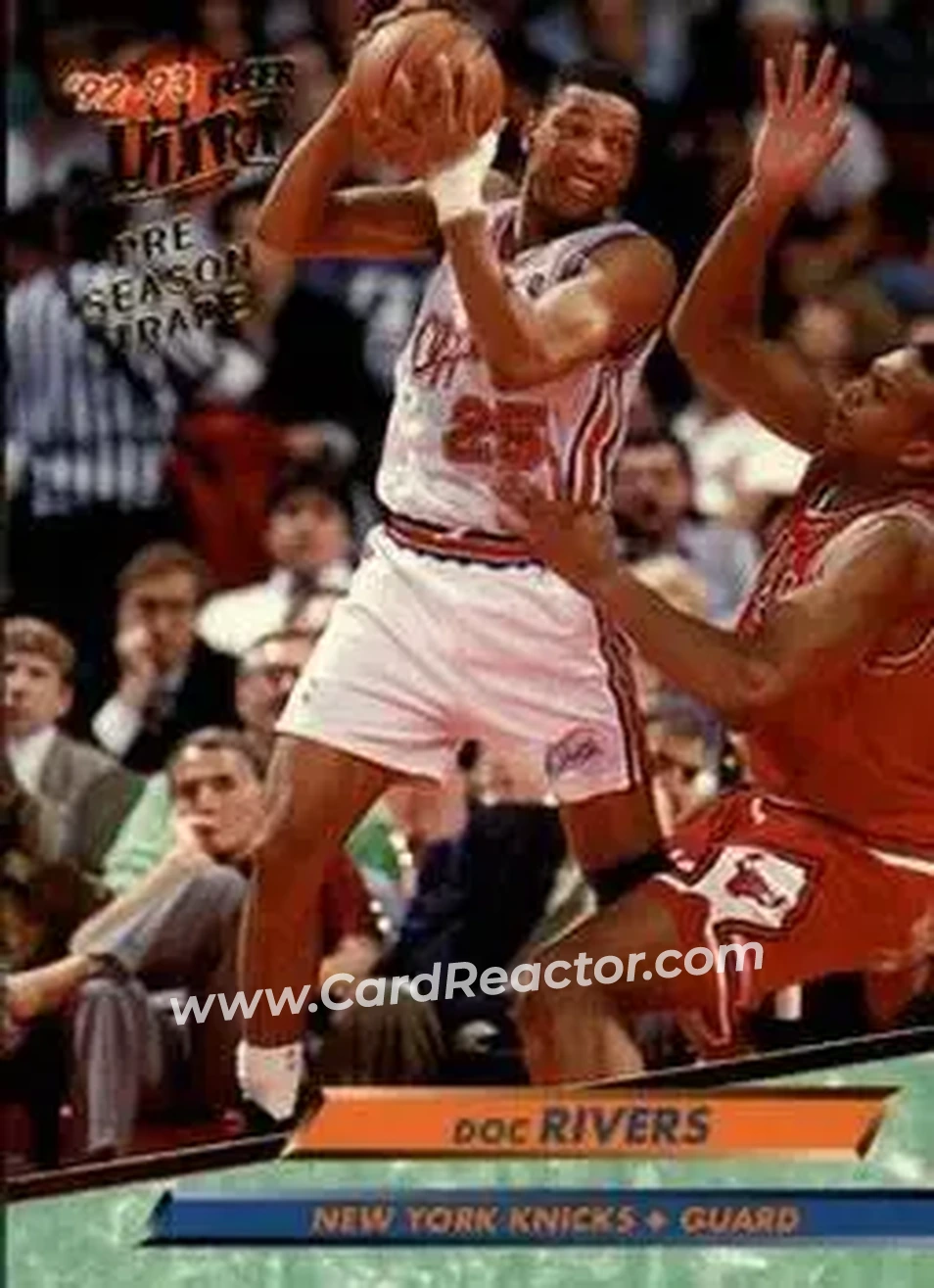 1992-93 Ultra #125 - Doc Rivers - New York Knicks - Front