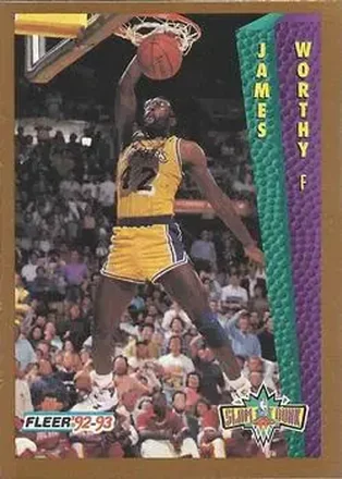 1992-93 Fleer #274 - James Worthy - Los Angeles Lakers