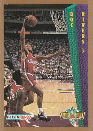 1992-93 Fleer #283 - Doc Rivers - Los Angeles Clippers