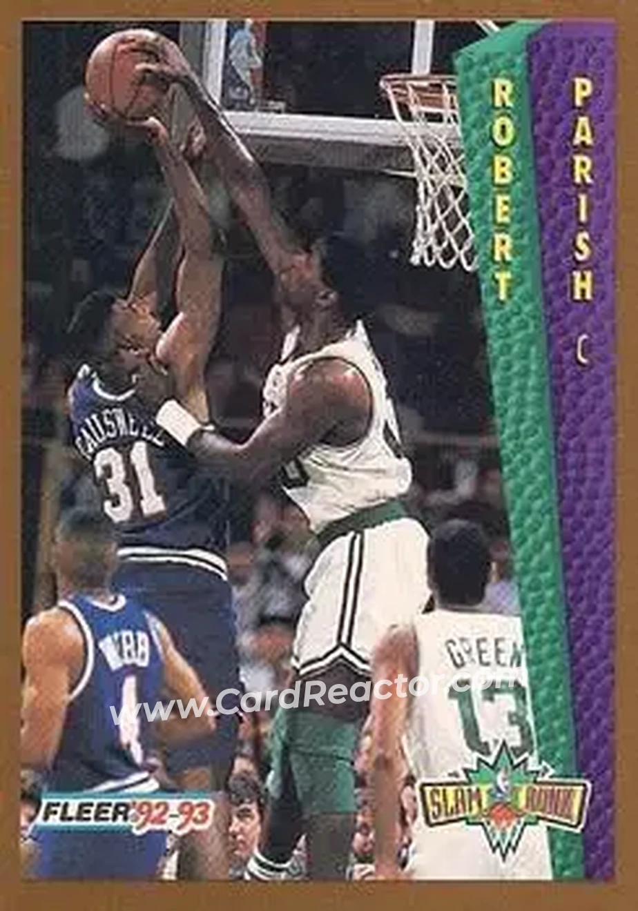 1992-93 Fleer #287 - Robert Parish - Boston Celtics - Front
