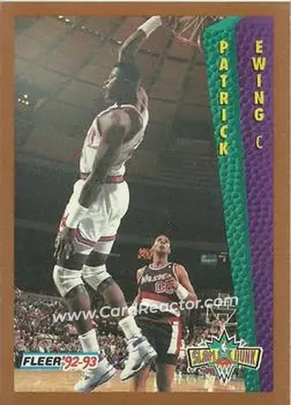 1992-93 Fleer #291 - Patrick Ewing - New York Knicks - Front