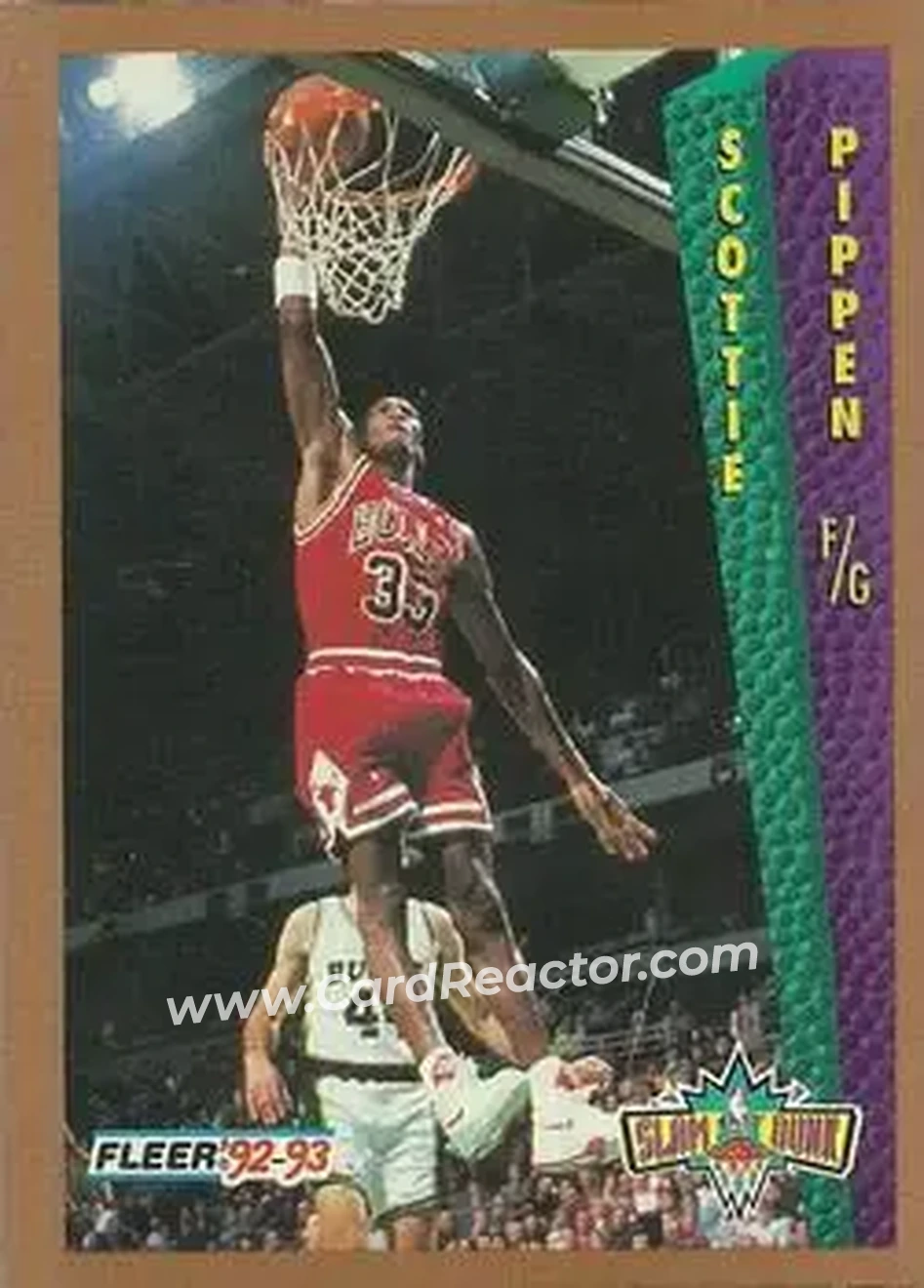 1992-93 Fleer #299 - Scottie Pippen - Chicago Bulls - Front 1992-93 Fleer #299 - Scottie Pippen - Chicago Bulls - Front