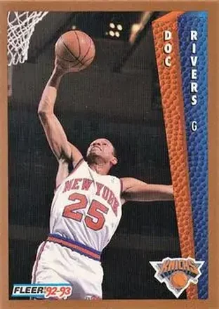 1992-93 Fleer #396 - Doc Rivers - New York Knicks