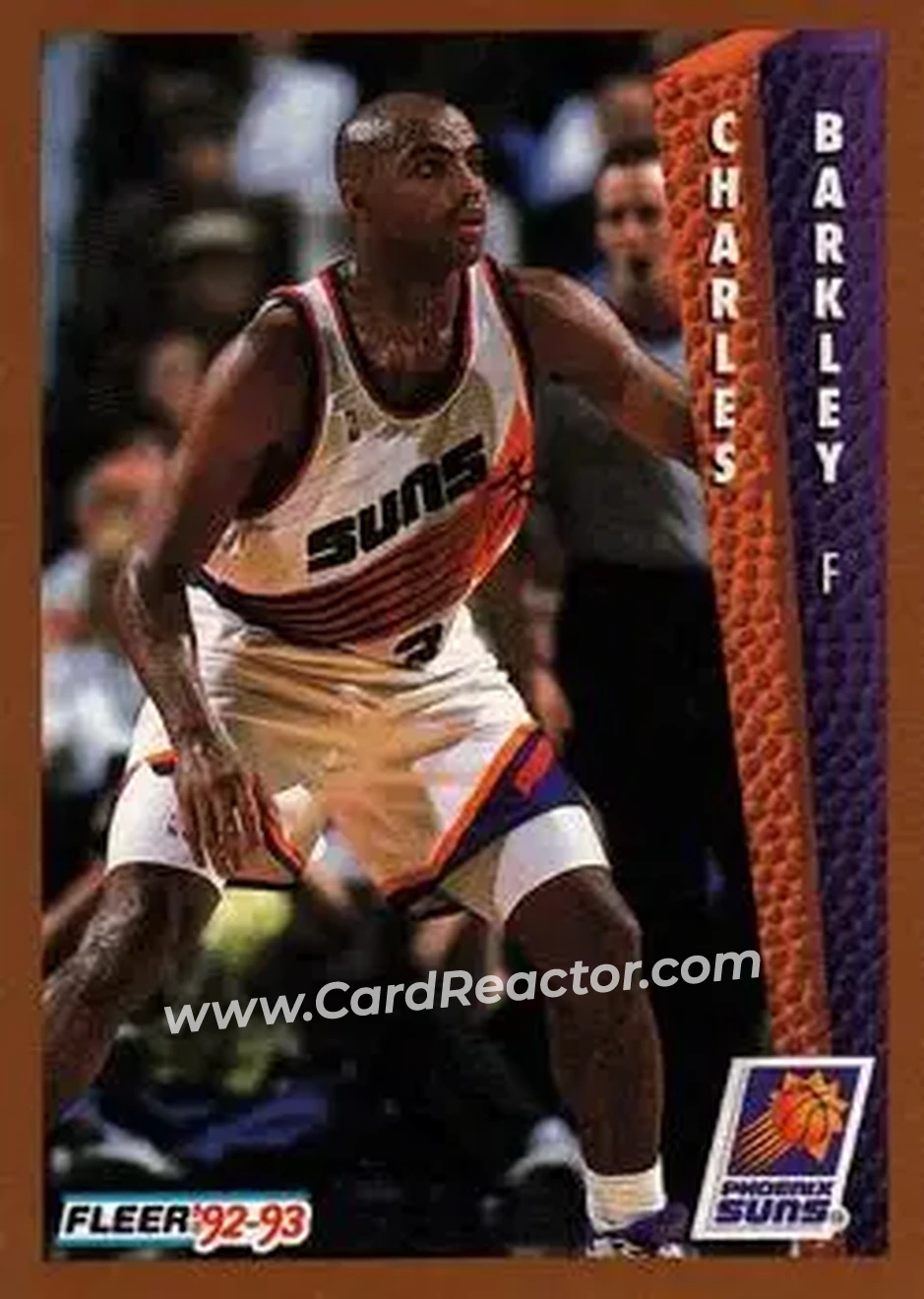 1992-93 Fleer #411 - Charles Barkley - Phoenix Suns - Front