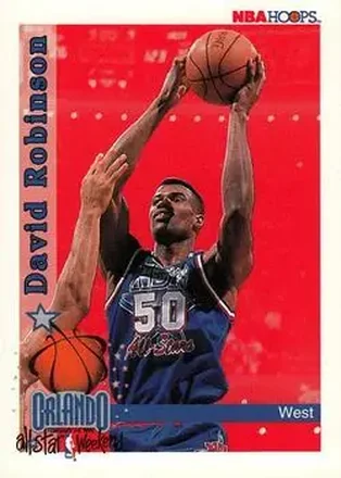 1992-93 Hoops #315 - David Robinson - San Antonio Spurs
