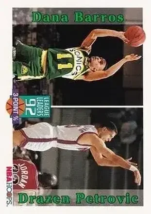 1992-93 Hoops #321 - Card #321