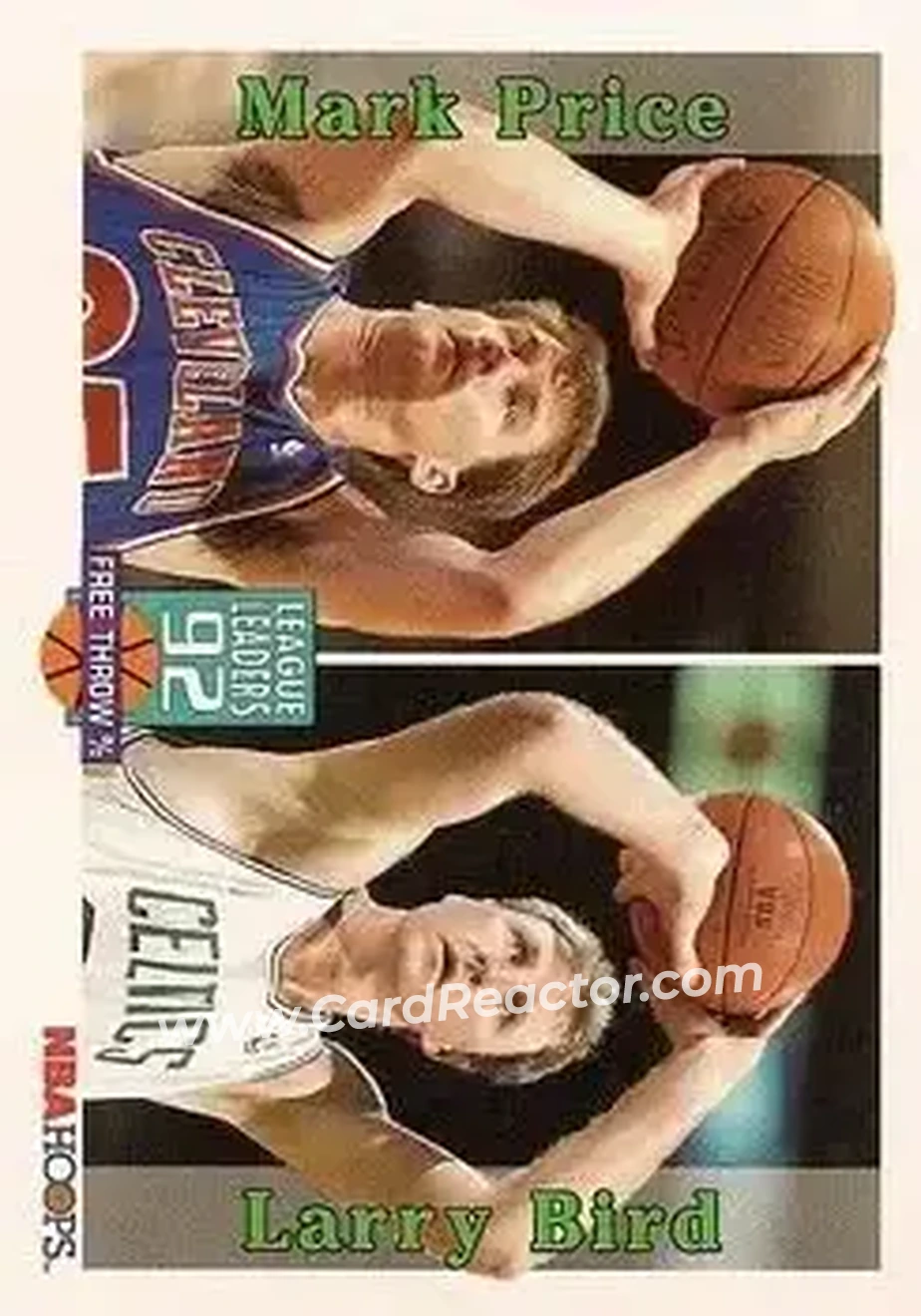 1992-93 Hoops #322 - Card #322 - Front