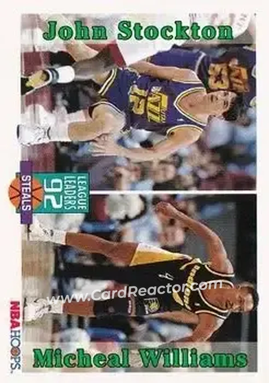 1992-93 Hoops #324 - Card #324 - Front