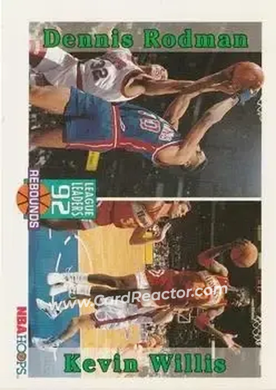 1992-93 Hoops #325 - Card #325 - Front