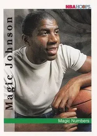 1992-93 Hoops #331 - Magic Johnson - Los Angeles Lakers