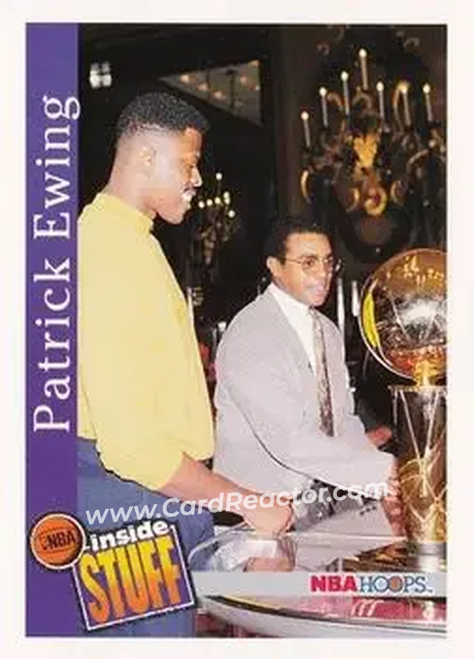 1992-93 Hoops #333 - Patrick Ewing - New York Knicks - Front