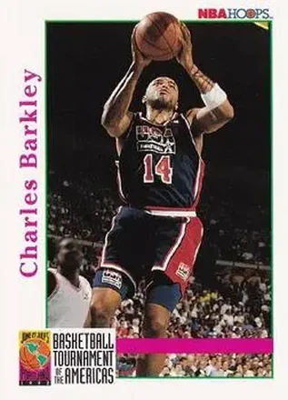 1992-93 Hoops #336 - Charles Barkley - USA