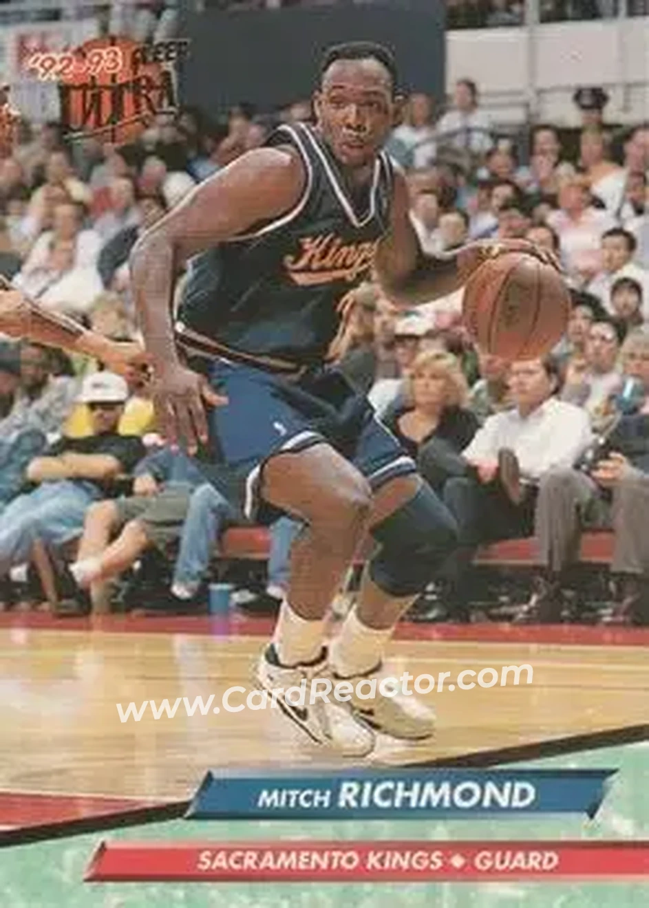 1992-93 Ultra #158 - Mitch Richmond - Sacramento Kings - Front 1992-93 Ultra #158 - Mitch Richmond - Sacramento Kings - Front