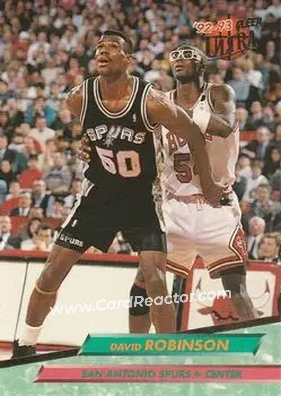 1992-93 Ultra #167 - David Robinson - San Antonio Spurs - Front
