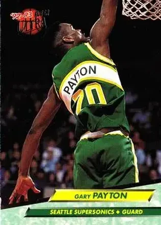 1992-93 Ultra #175 - Gary Payton - Seattle SuperSonics