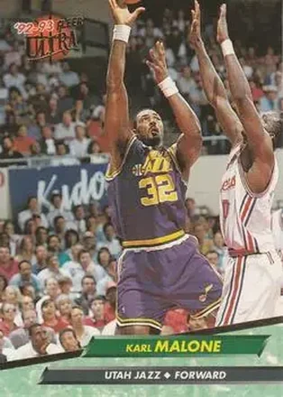 1992-93 Ultra #182 - Karl Malone - Utah Jazz
