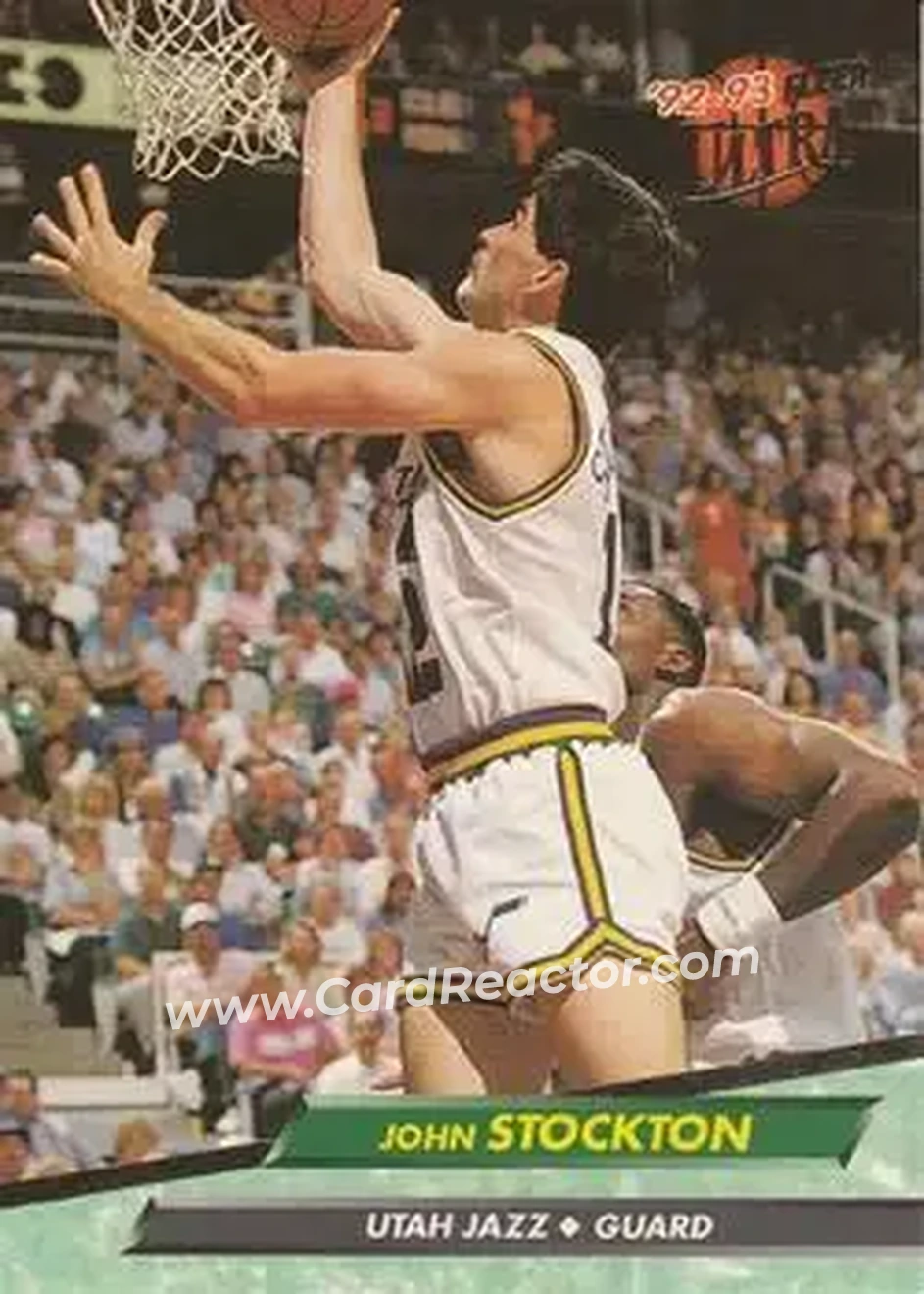 1992-93 Ultra #183 - John Stockton - Utah Jazz - Front 1992-93 Ultra #183 - John Stockton - Utah Jazz - Front