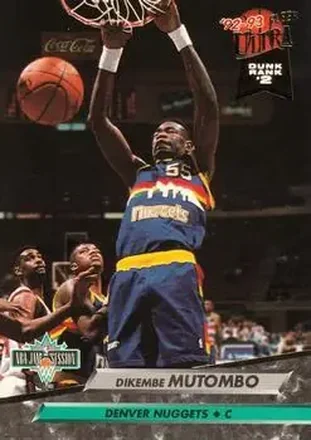 1992-93 Ultra #202 - Dikembe Mutombo - Denver Nuggets