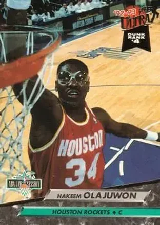 1992-93 Ultra #204 - Hakeem Olajuwon - Houston Rockets