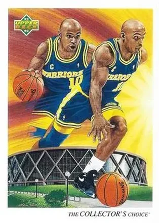 1992-93 Upper Deck #61 - Tim Hardaway - Golden State Warriors