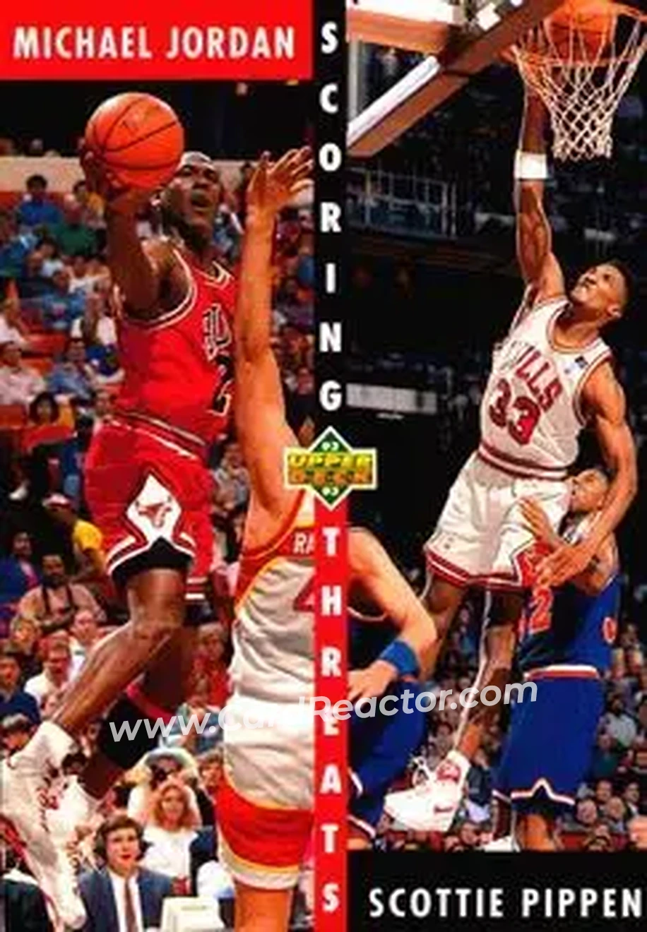 1992-93 Upper Deck #62 - Card #62 - Chicago Bulls - Front