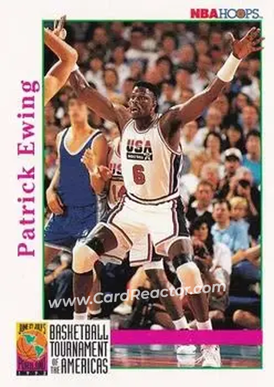 1992-93 Hoops #339 - Patrick Ewing - USA - Front