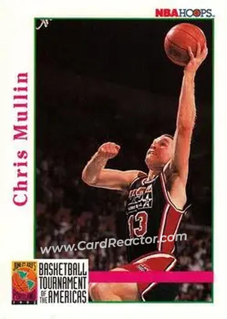 1992-93 Hoops #344 - Chris Mullin - USA - Front