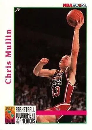 1992-93 Hoops #344 - Chris Mullin - USA