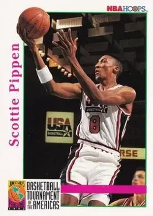 1992-93 Hoops #345 - Scottie Pippen - USA