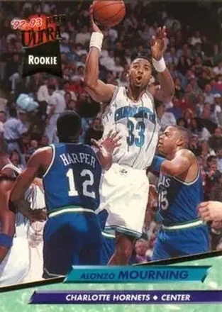 1992-93 Ultra #234 - Alonzo Mourning - Charlotte Hornets