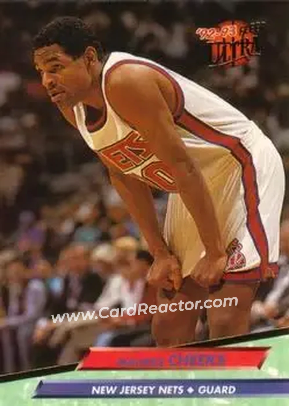 1992-93 Ultra #314 - Maurice Cheeks - New Jersey Nets - Front