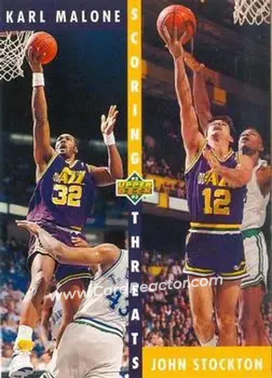 1992-93 Upper Deck #66 - Card #66 - Utah Jazz - Front