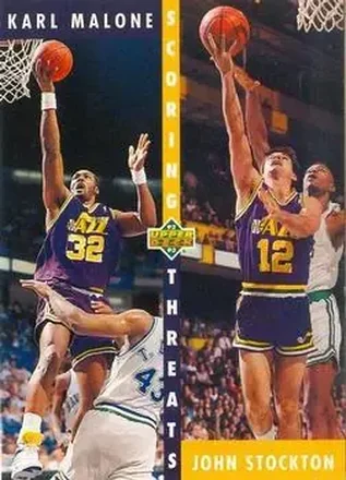 1992-93 Upper Deck #66 - Card #66 - Utah Jazz