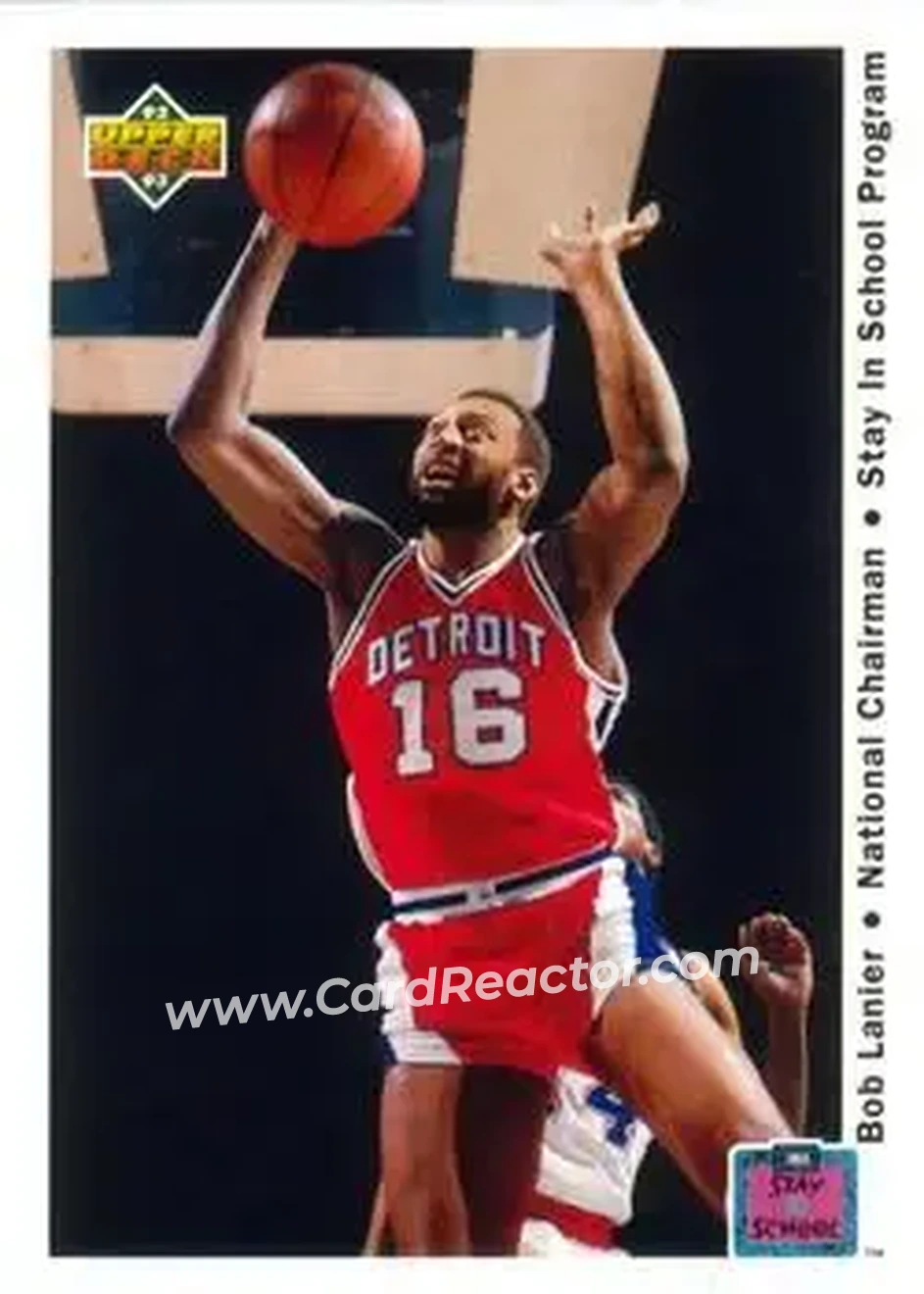 1992-93 Upper Deck #69 - Bob Lanier - Detroit Pistons - Front