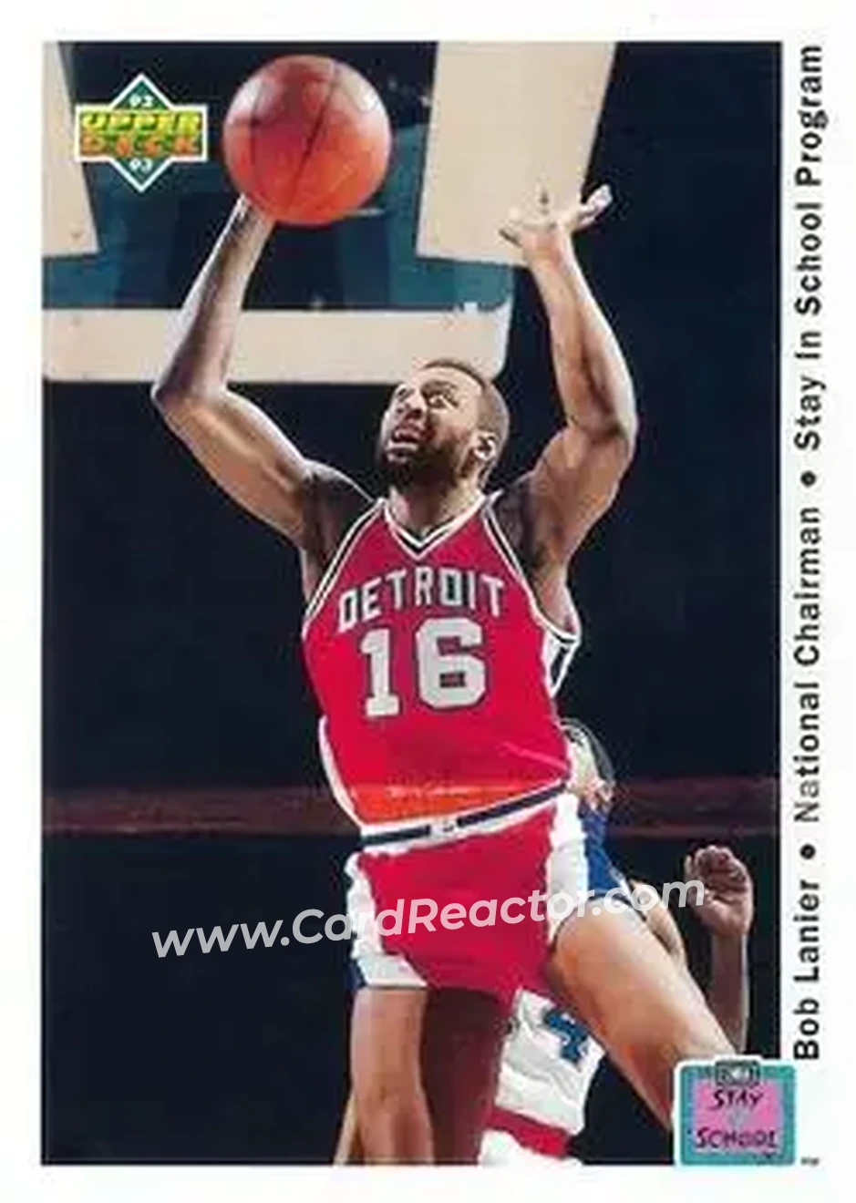 1992-93 Upper Deck #69 - Bob Lanier - Detroit Pistons - Front