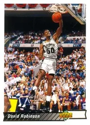 1992-93 Upper Deck #82 - David Robinson - San Antonio Spurs