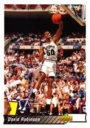 1992-93 Upper Deck #82 - David Robinson - San Antonio Spurs