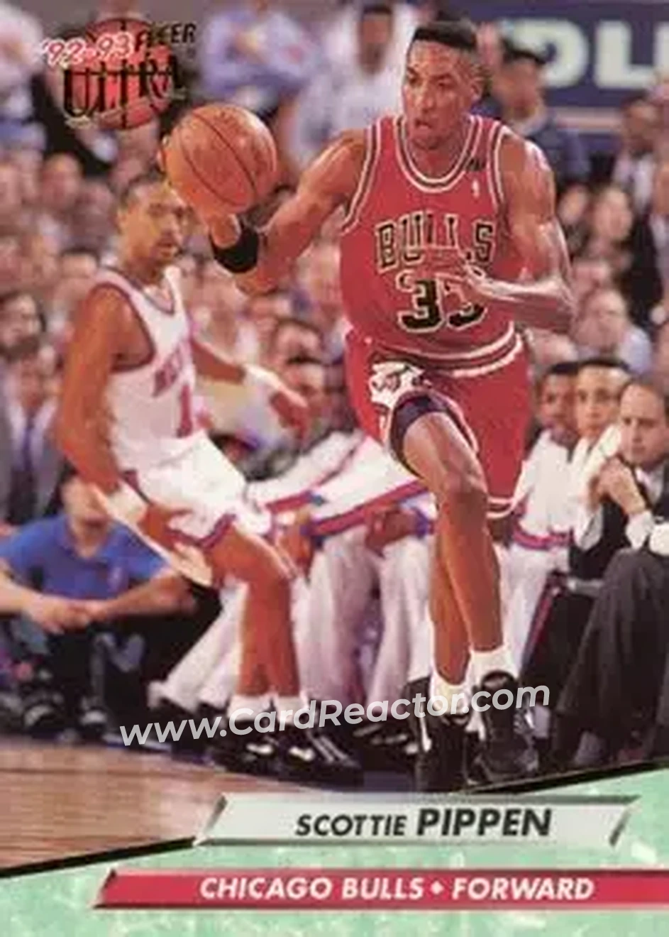 1992-93 Ultra #31 - Scottie Pippen - Chicago Bulls - Front 1992-93 Ultra #31 - Scottie Pippen - Chicago Bulls - Front