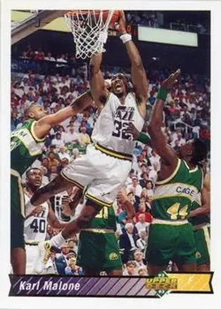 1992-93 Upper Deck #112 - Karl Malone - Utah Jazz