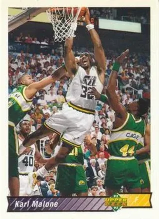 1992-93 Upper Deck #112 - Karl Malone - Utah Jazz