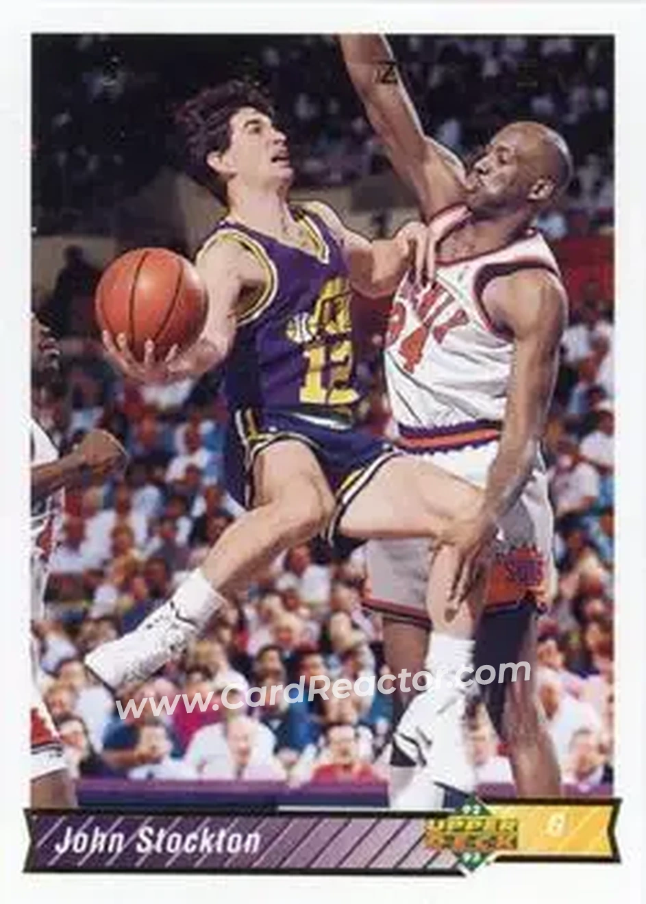 1992-93 Upper Deck #116 - John Stockton - Utah Jazz - Front